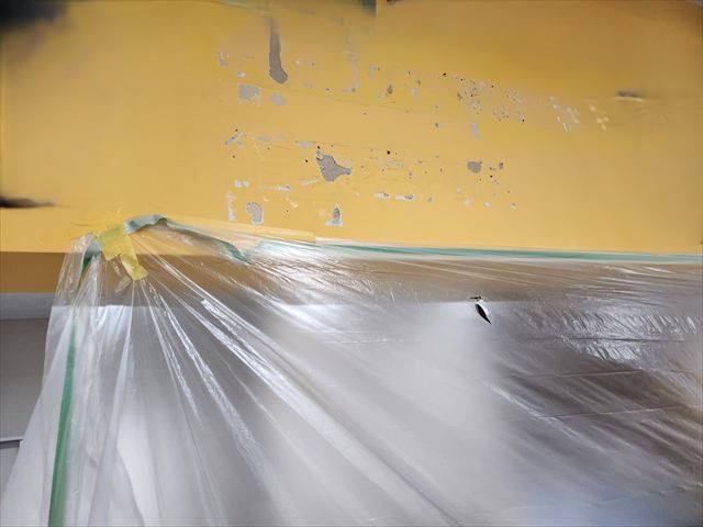 案内文字を撤去した後