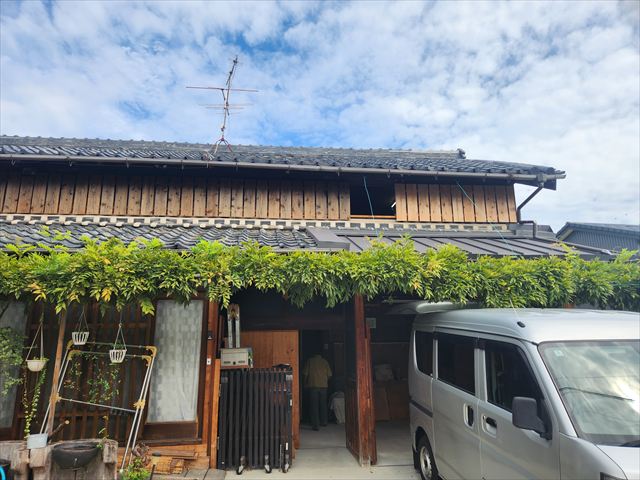 杉板に防腐剤