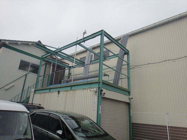 現状の倉庫上