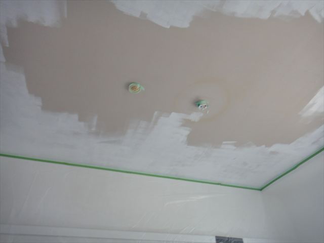天井塗装前