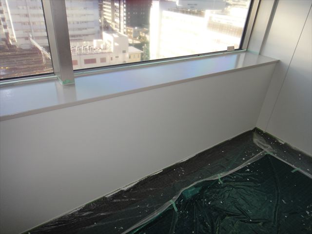 きれいになった壁・面台