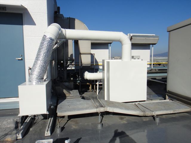 きれいになったダクトBOX