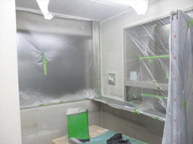 受付カウンター席塗装前